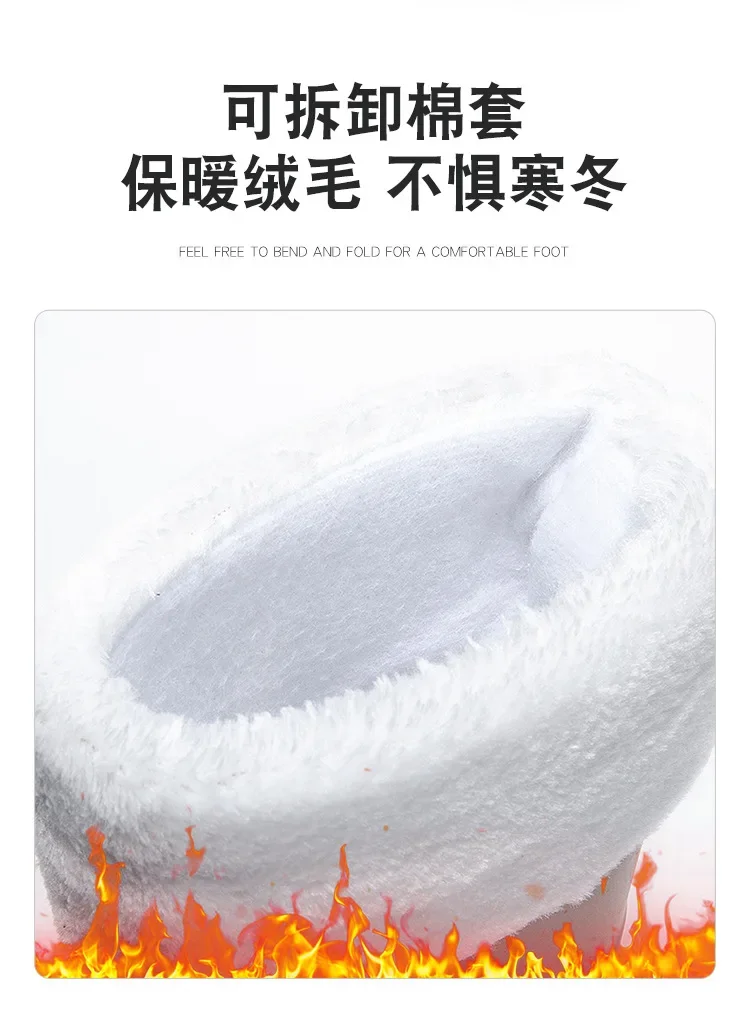 2026 Modische koreanische Damen-Regenstiefel (Wadenhöhe) mit dicker Sohle, verschleißfest, rutschfest, wasserdicht, für die Autowäsche geeignet – Detail 11