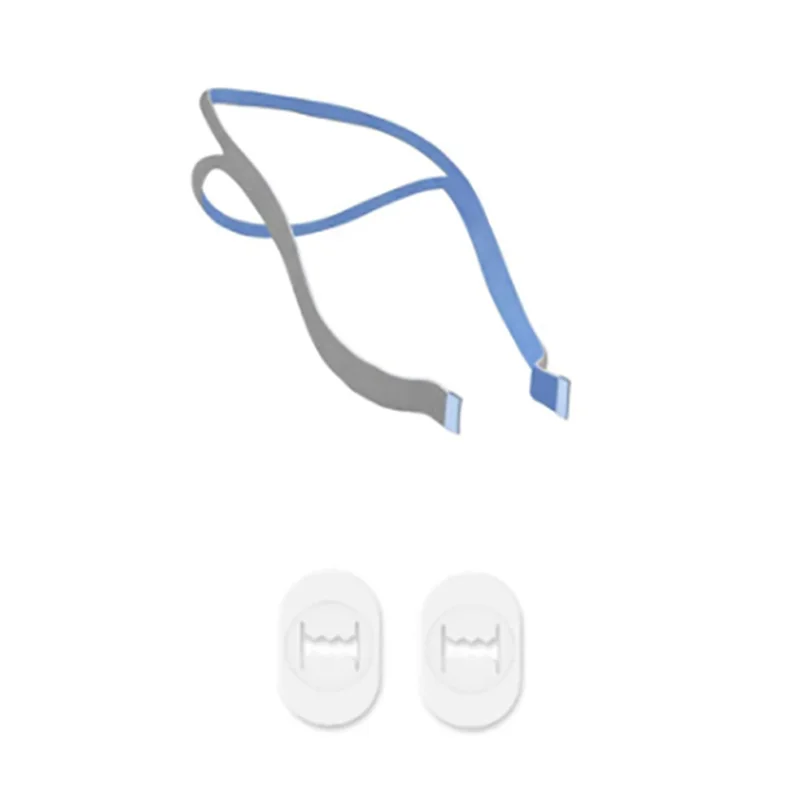 1PCS Replacement Headgear for ResMed Airfit P10 Nasal Pillow CPAP Mask Straps with 2 Adjustment Clips