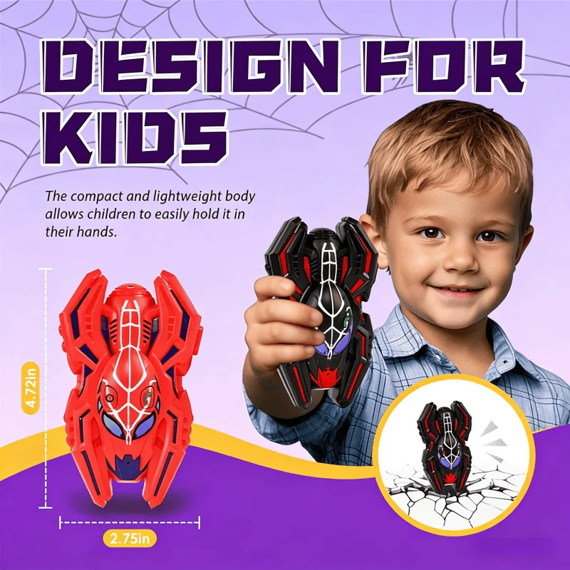 لعبة لاسلكية تخاطب للأطفال، جهاز اتصال لاسلكي عنكبوت يونيكورن ديناصور للأطفال من واحد إلى واحد، اتصال داخلي لاسلكي طويل المدى محمول باليد T