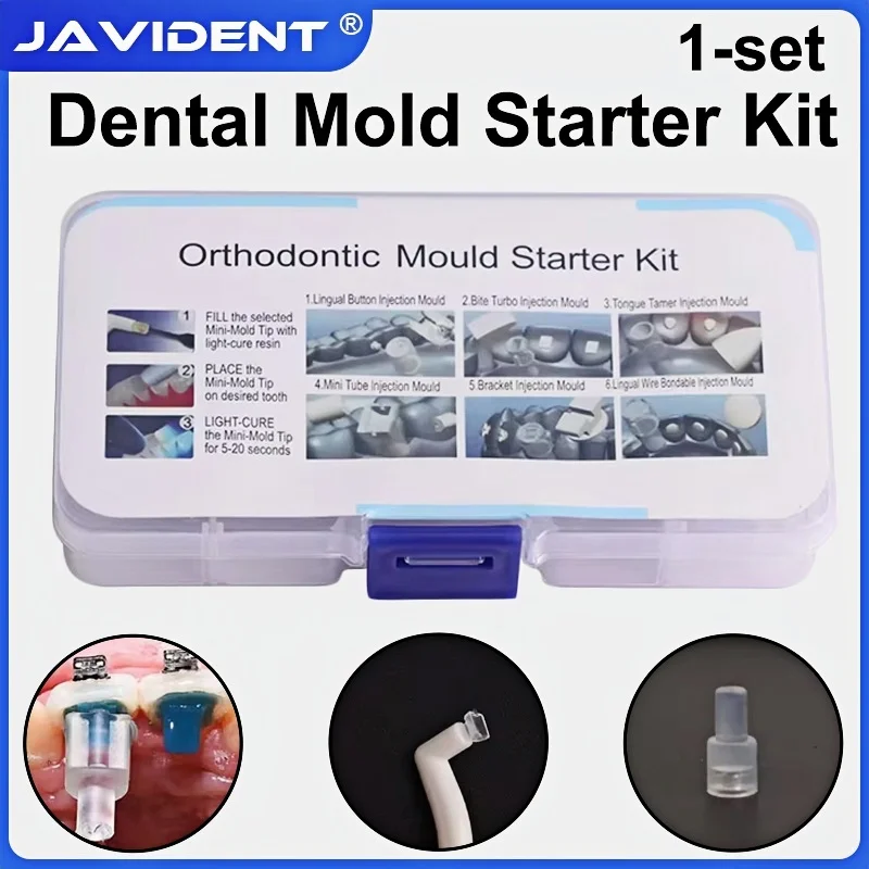 

JAVIDENT 1Set Dental Accessories Molding Tool Set, Lingual Bracket Guide, Orthodontic Impression Tools and Materials