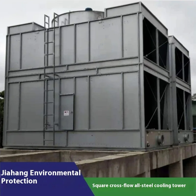 Closed cooling tower industrial type cold water cross flow Reverse flow closed cooling tower Industrial refrigeration and coolin