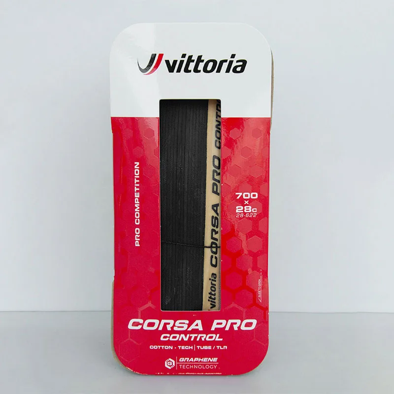 VITTORIA CORSA PRO CONTROL TLR TUBELESS ROAD TIRE (PARA) (700C / 622 ISO) (26/28MM) (FOLDING) (G2.0)