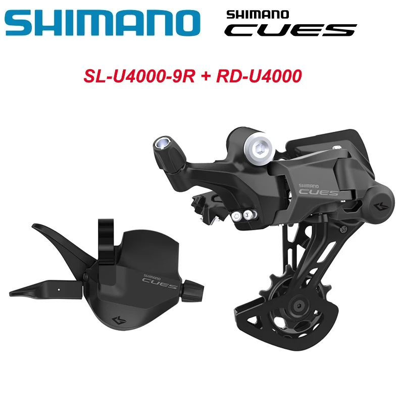 

SHIMANO CUES U4000 9 Speed for MTB Bike SL-U4000-9R Shifter Lever 9S 9V RD- 3020 RD-U4000 RD-4020 Rear Derailleurs Groupset