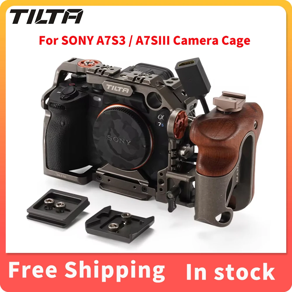 

TILTA TA-T18-F-G TiltaGray Camera Cag For SONY A7S3 / A7SIII Protect Case Side Handle Lightweight