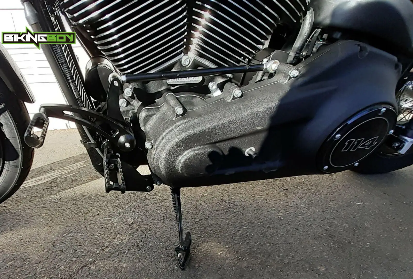 BIKINGBOY 12" - 13" Fußrasten-Set für Street Bob FXBB FXBBS Low Rider FXLR ST FXLRST 18 19 20 21 22 23 24 25 – Detail 9