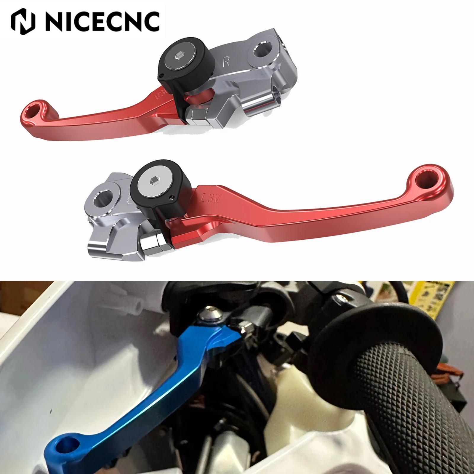 

NICECNC For GasGas EC 250 250F 300 350F 450F 500F 2021-2024 ES 500 EW500F 2024 For Husqvarna TE300 Folding Brake Clutch Lever