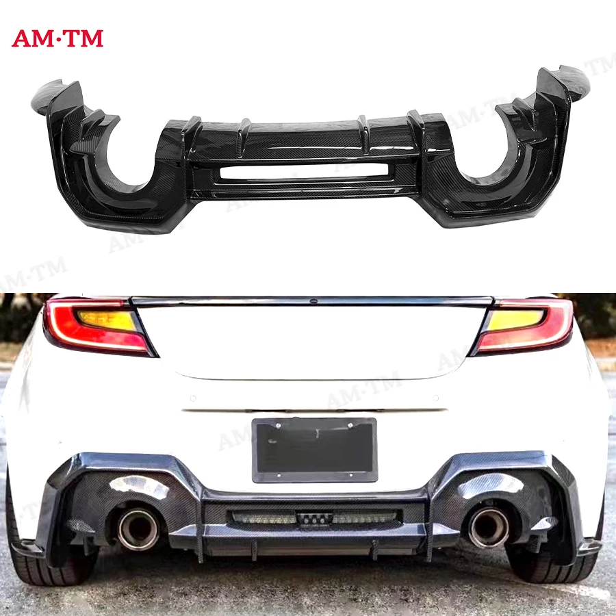 

Диффузор из карбона для Toyota GR86 Subaru BRZ, задняя накладка на бампер, аксессуары, оригинальная накладка на задний бампер, автозапчасть
