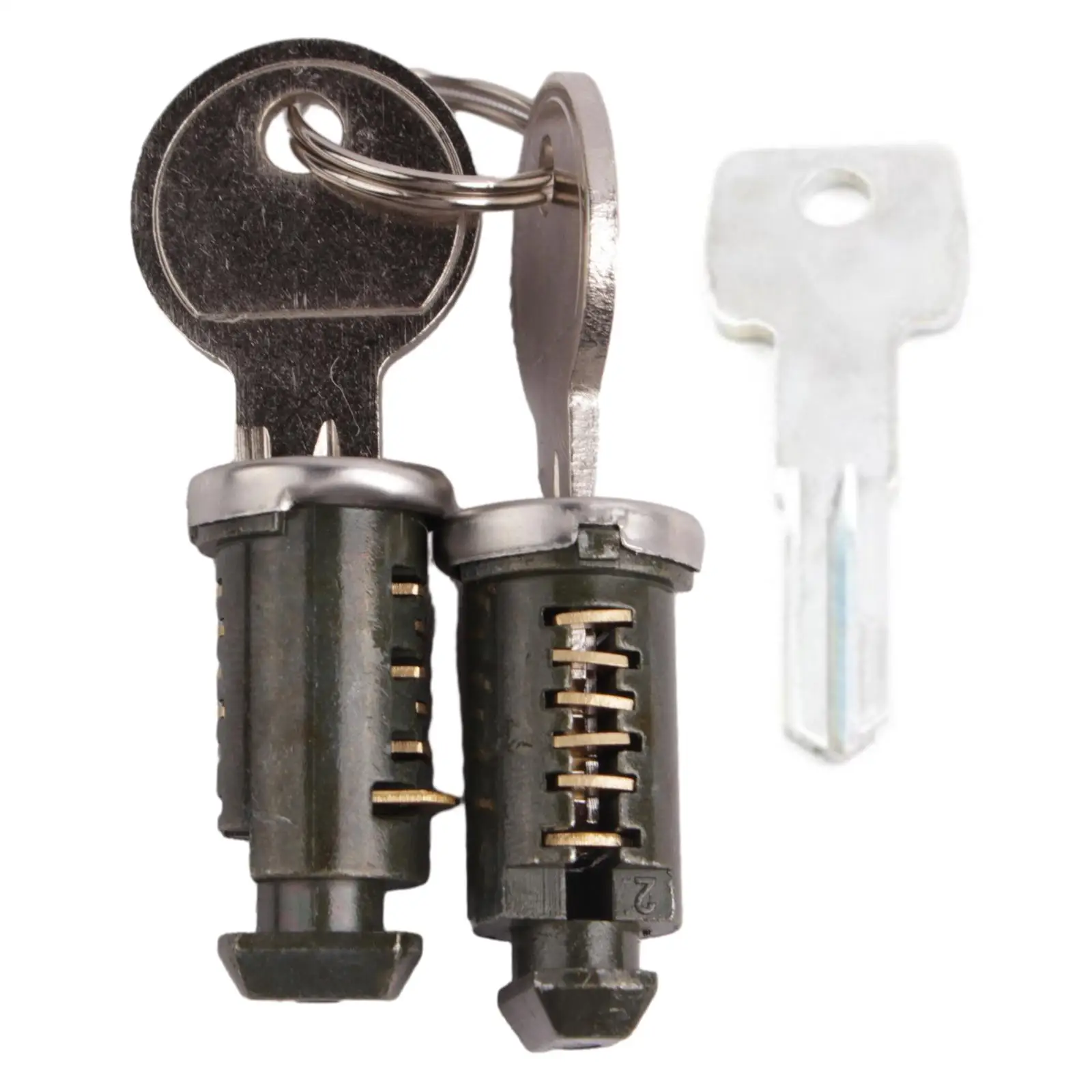 Cilindros de cerradura Cerraduras para portaequipajes Accesorios profesionales Núcleos de cerradura Cerraduras de barras transversales y kit de llaves para cerraduras de portaequipajes de automóvil SUV duraderas