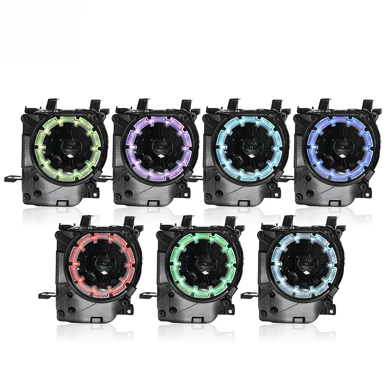 Suitable for 24 Toyota LC76 Land Cruiser headlight assemblies, modified to RGB high-end plum blossom LED headlights