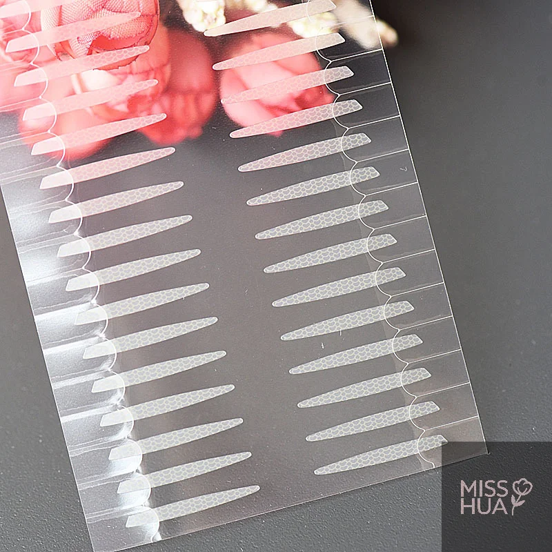 เทปติดตา HUA HUA 3/5/10 แผ่น สติ๊กเกอร์ติดตาแบบใส มองไม่เห็น ติดสองชั้น แบบแปะเอง ติดแน่นเป็นธรรมชาติ อุปกรณ์แต่งตา ไซส์ S M L