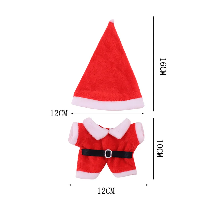 Accessoires de poupée Labubu 17cm, chapeaux mignons, pulls, pantalons, ensemble de vêtements de noël, cadeaux de noël pour enfants