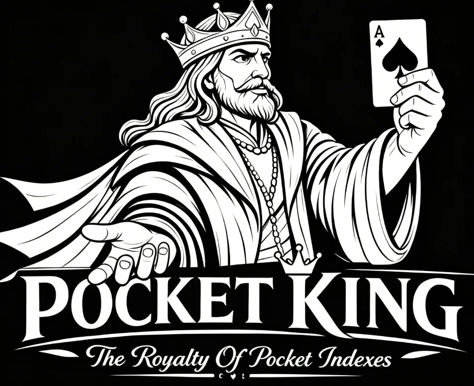Pocket King Stage Magic Tricks Full 52 Card Pocket Index Device The Named Card Appearing in Hand Illusions Gimmicks Mental Props