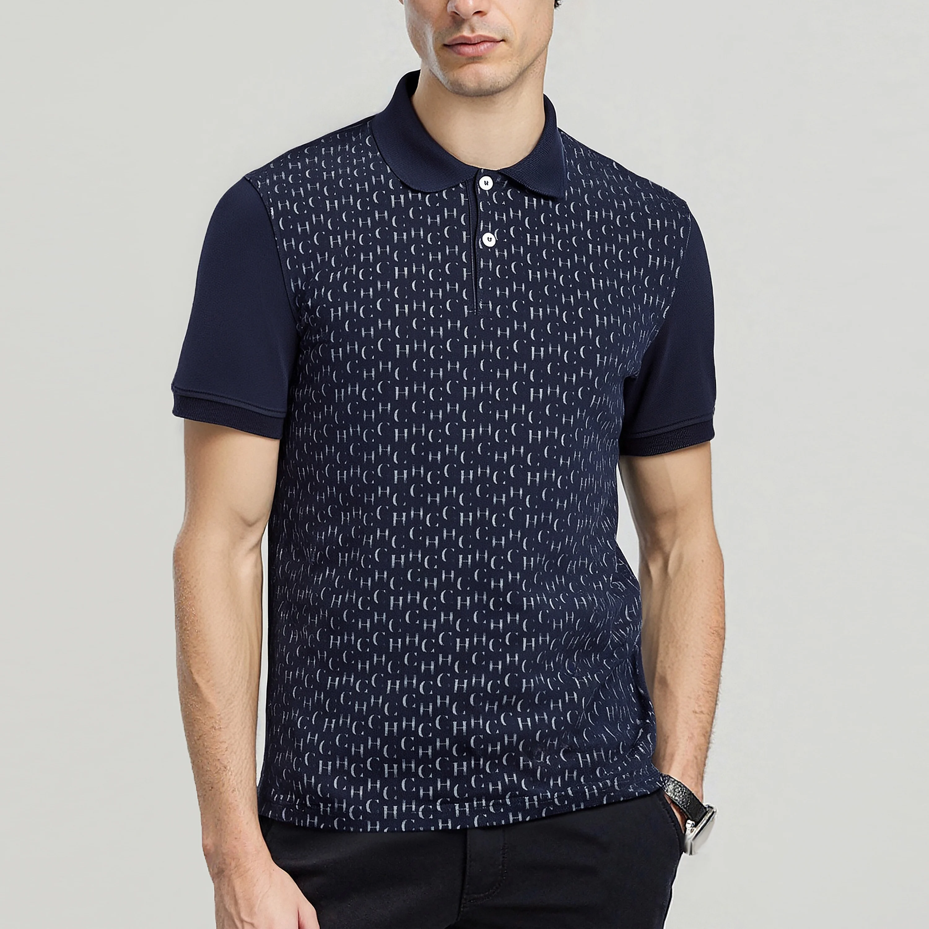 Mens Polo Shirts Cotton Mens Short Sleeve Patchwork Soft T-Shirts Basic Daily Comfortable Men's Loose