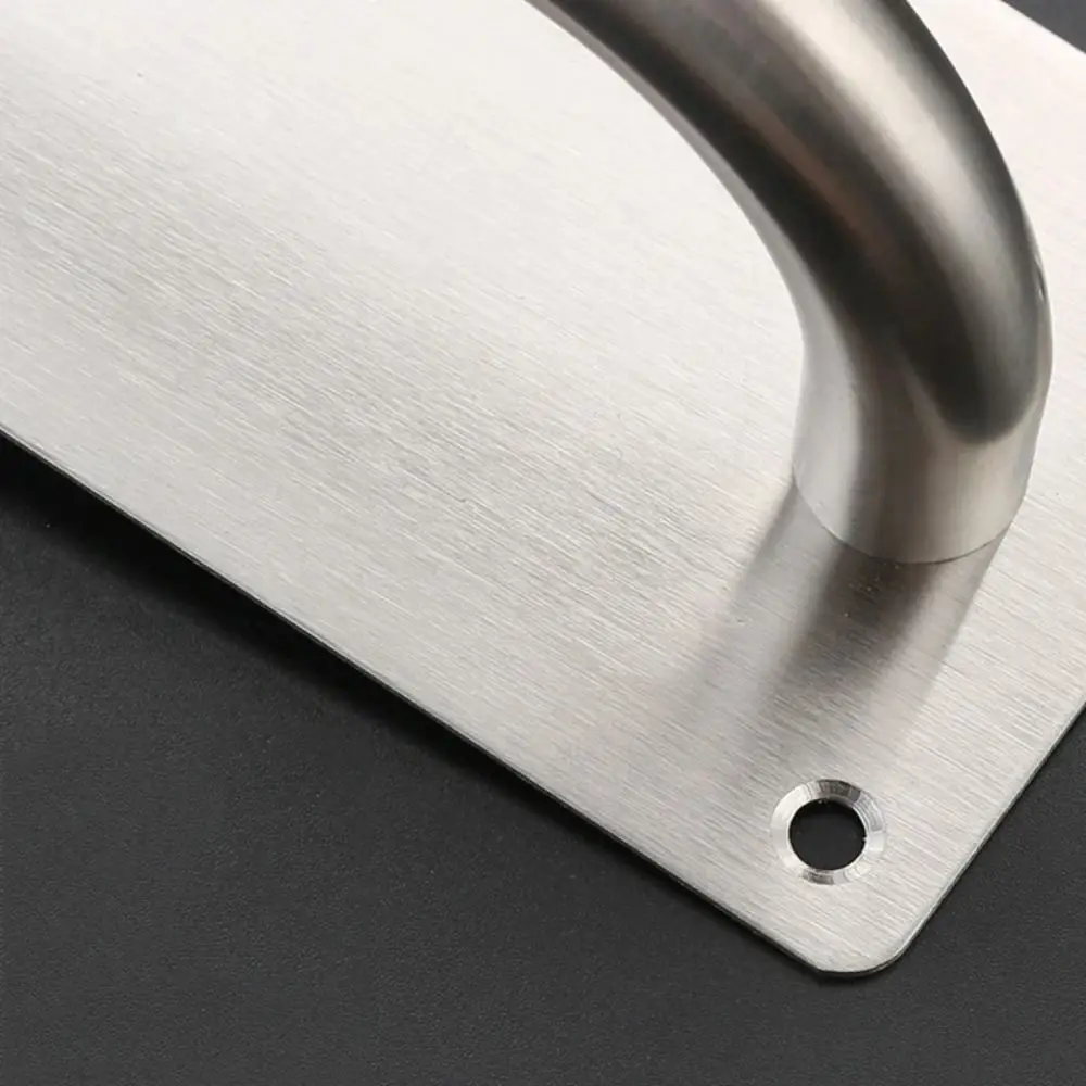 Safety Door Door Plate Handle Stainless Steel Furniture Handle Heavy Duty Barn Door Pull Thick Mounting Accessories