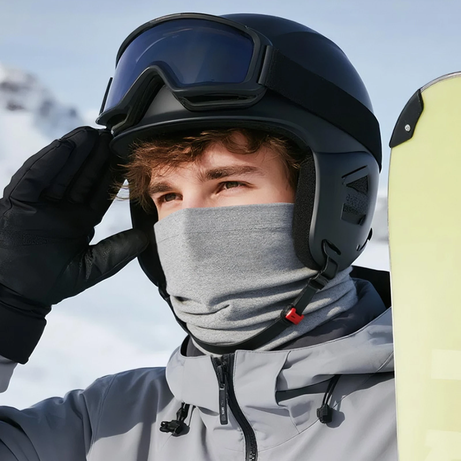 Winter Cycling Mask For Men And Women Windproof Thickened Velvet Face Mask Outdoor Cycling Riding Skiing Warmful Facemask