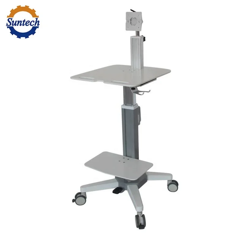 computer use in hospital medical simple mobile laptop cart