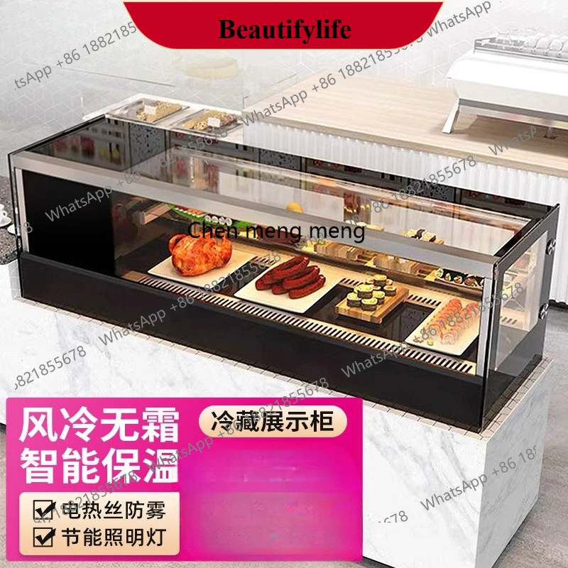 

E132 Шкаф-витрина для суши, настольный торт, коммерческий фруктовый crisper, магазин, морозильная камера для еды