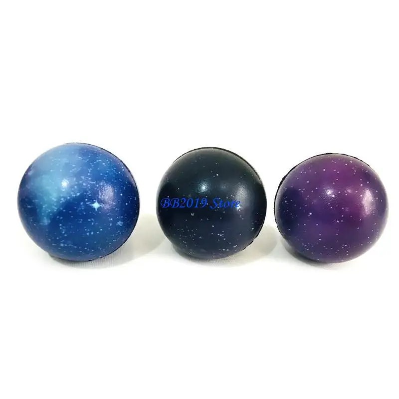 Q0KB PU Foam Balls Eight Planet Toy School Science Kits Toy 2.5’’ Diameter Interactive Playsets Solar System Educational Toy