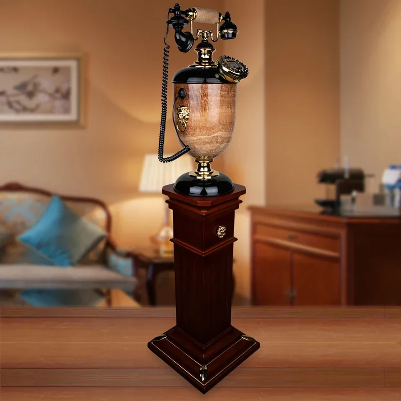Floor-to-ceiling antique telephone retro fashion creative home fixed phone ornament