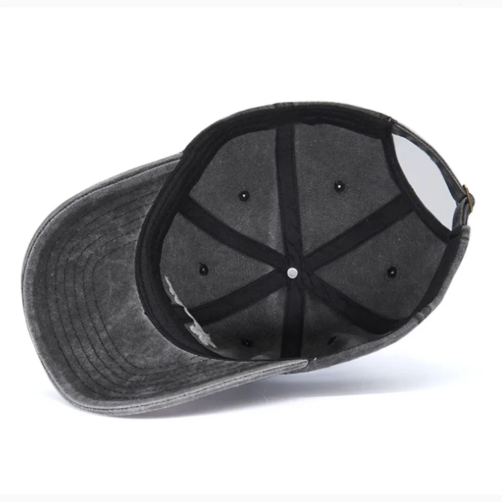 قبعة شعرية، قبعة بيسبول نسائية من القطن المصقول المطرز للجنسين، مقاس واحد قابل للتعديل #4