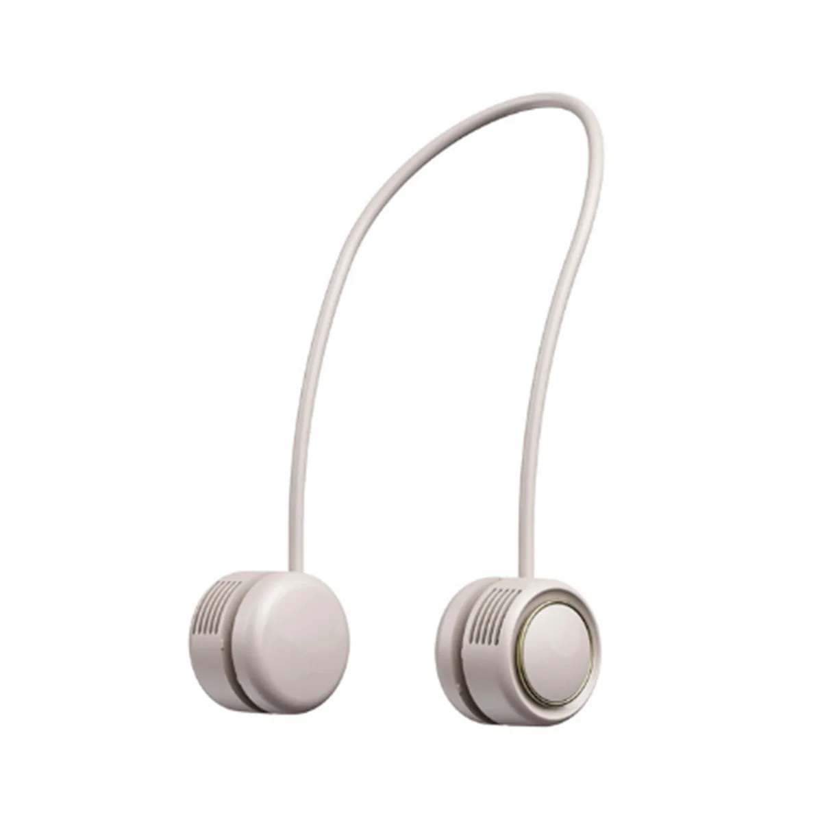 ミニネックファン,USB充電式,サイレント,アウトドア,換気,冷却用,白