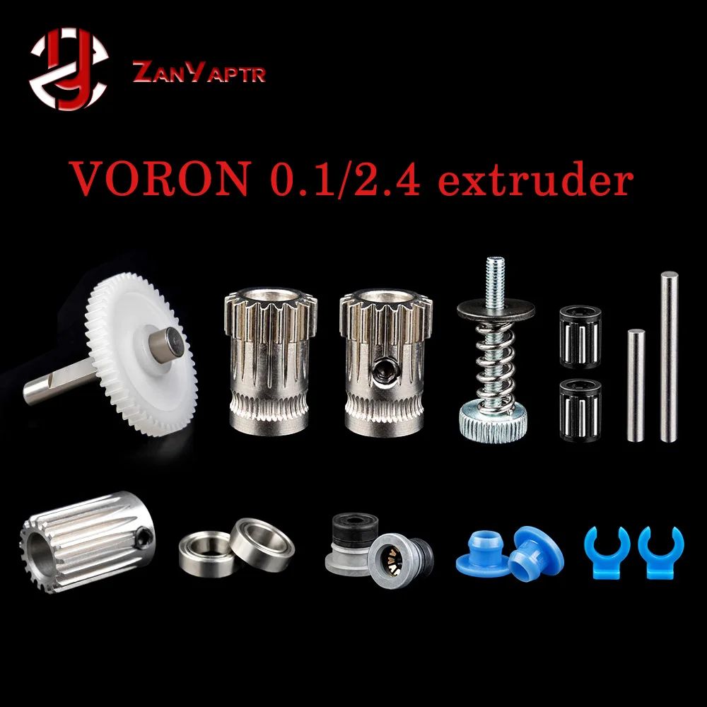 

VORON Short-range Dual Drive Extruder Kit for PRUSA DIY Direct/Bowden Feeding Dual Extrusion Gear 3D Printer Parts