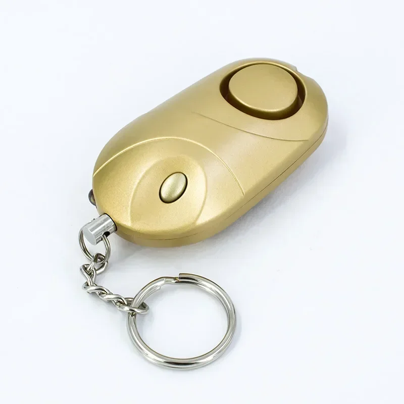 Mini Self Defense Electronic Device with LED Lights for Women Girls Kids 130 DB Personal Security Alarm Keychain