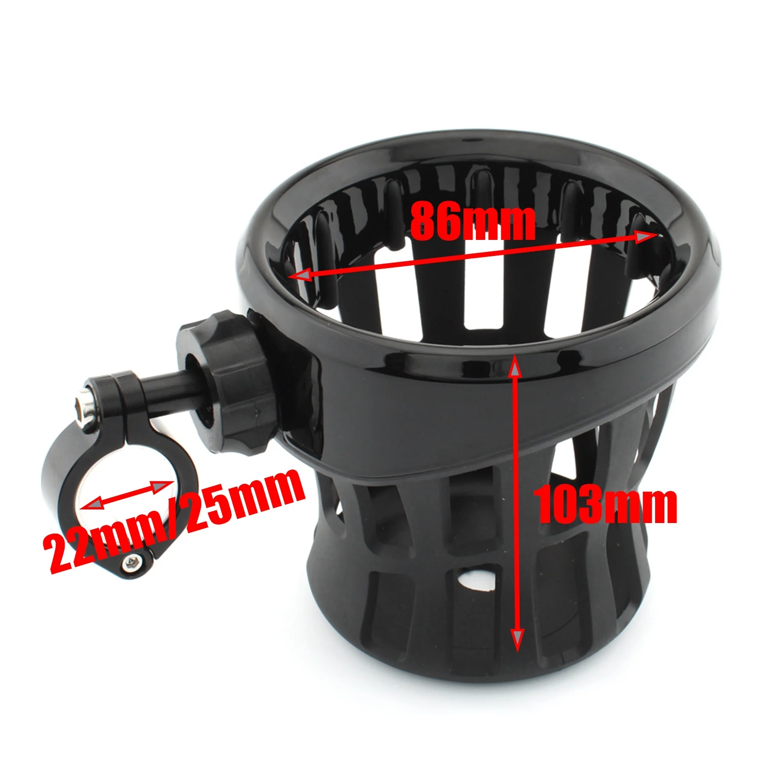 Motorcycle Accessories Motorcycle Cup Holder Bicycle Bottle Holder Motorbike Drink Cup Bracket For 1-1/4 (1.25