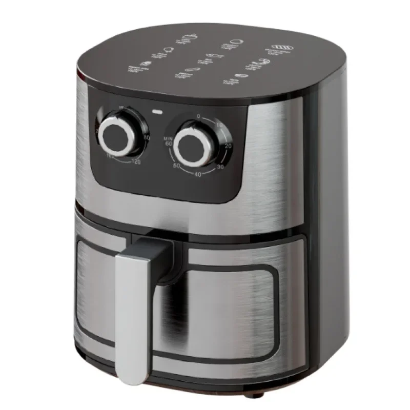 

Air fryer, household multi-function, visual stainless steel fryer, automatic electric oven, large-capacity smart baking