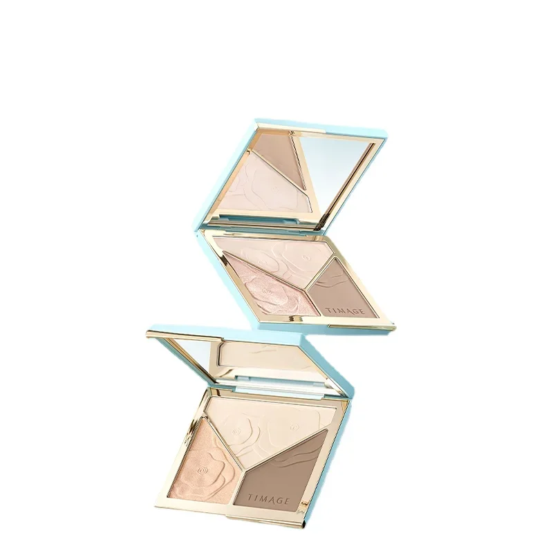 Yy Highlight Contour Compact Three-Color Integrated Matte Brightening Three-Dimensional Side Shadow New Color