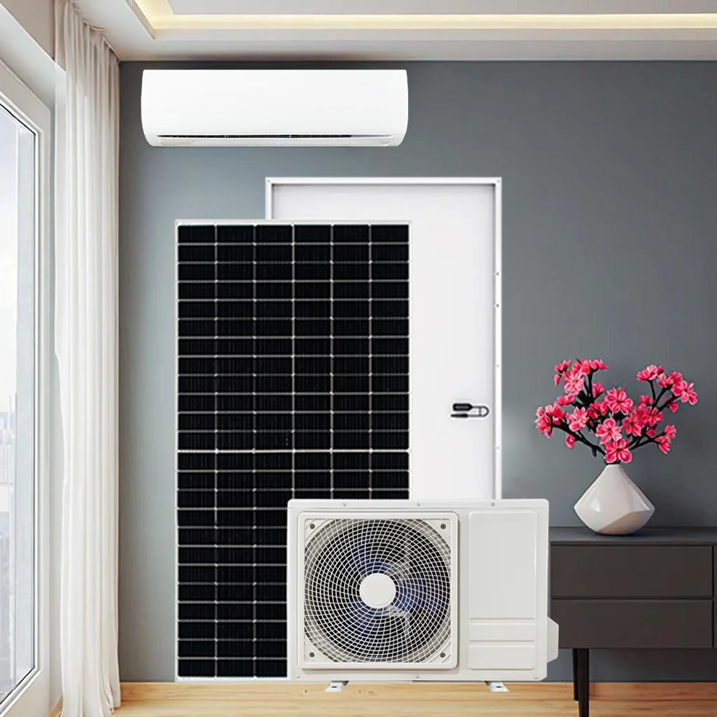 R32 العاكس 18000btu الهجين تسخين Solaire الشركة المصنعة صغيرة سبليت تكييف الهواء مكيفات الهواء الشمسية للمنزل