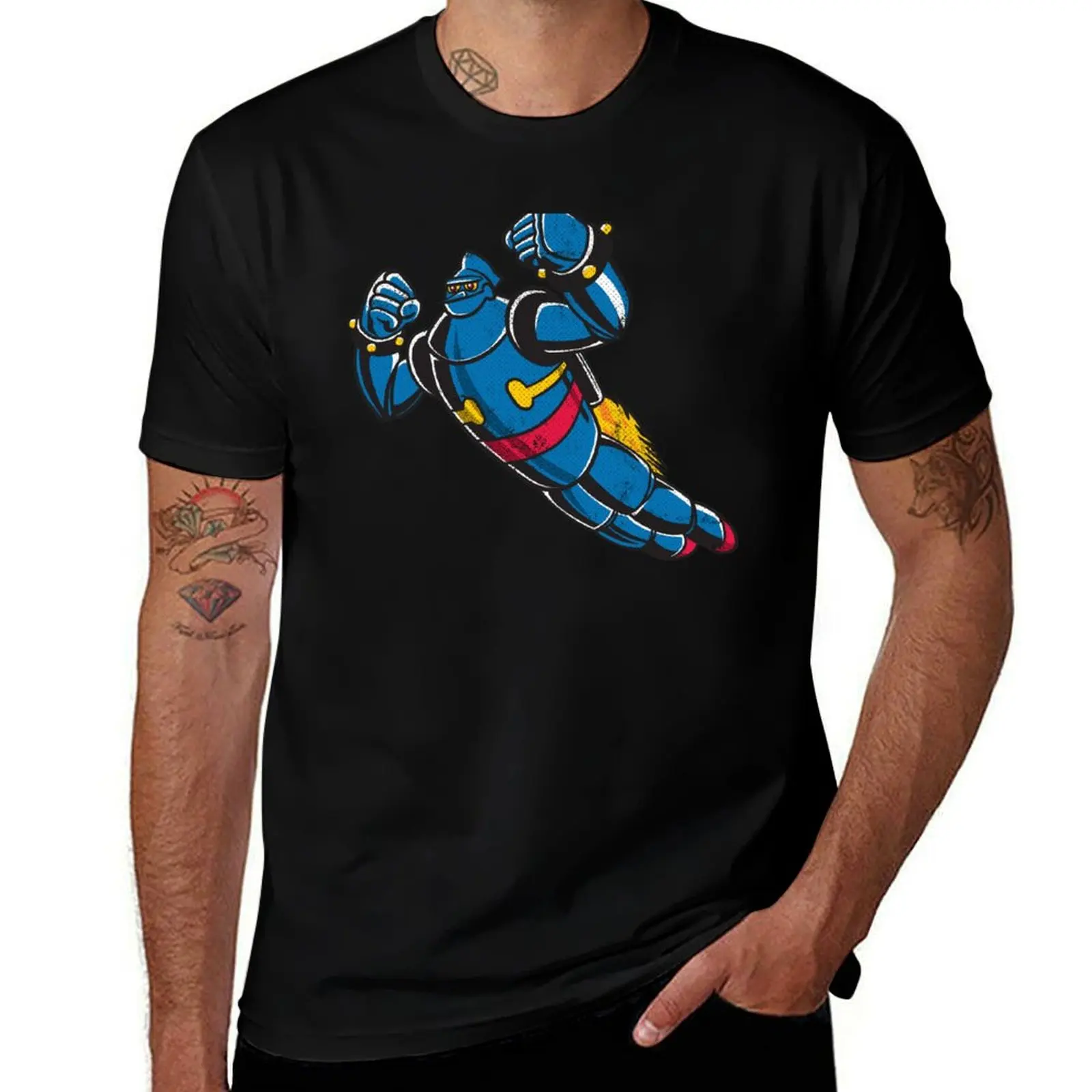 Gigantor the space age robot - grungy T-Shirt Lightweight Running Sports T-Shirt