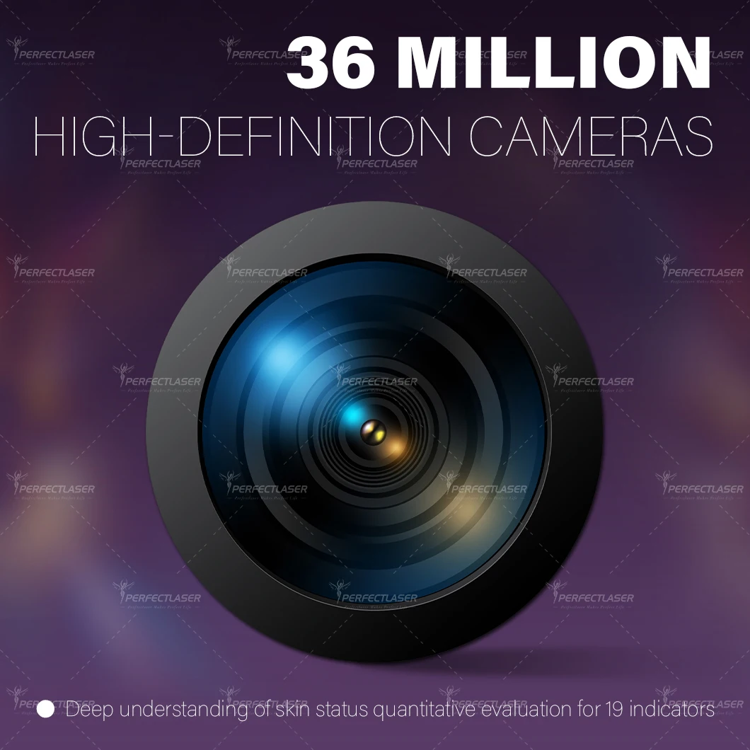 Perfectlaser 5G Nine Spectrum RBX Technology Processing Intelligent Skin AI Detector Suitable for detecting various skin Machine