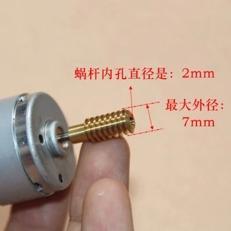 DC 12V-24V 17000RPM High Speed OT-RK-365PH DC Motor Long Copper Worm Shaft DIY