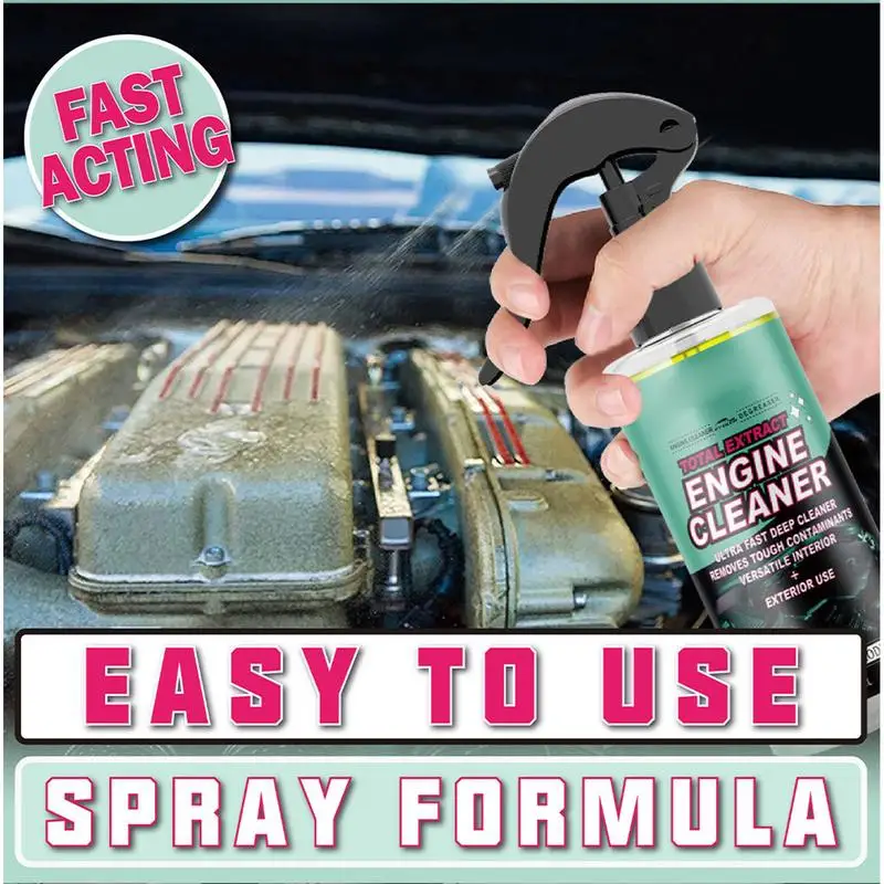 

Engine Degreaser Foaming Spray Multifunction Engine Cleaning Agent 100ml Professional Engine Cleaner Non-foaming Engine Cleaner