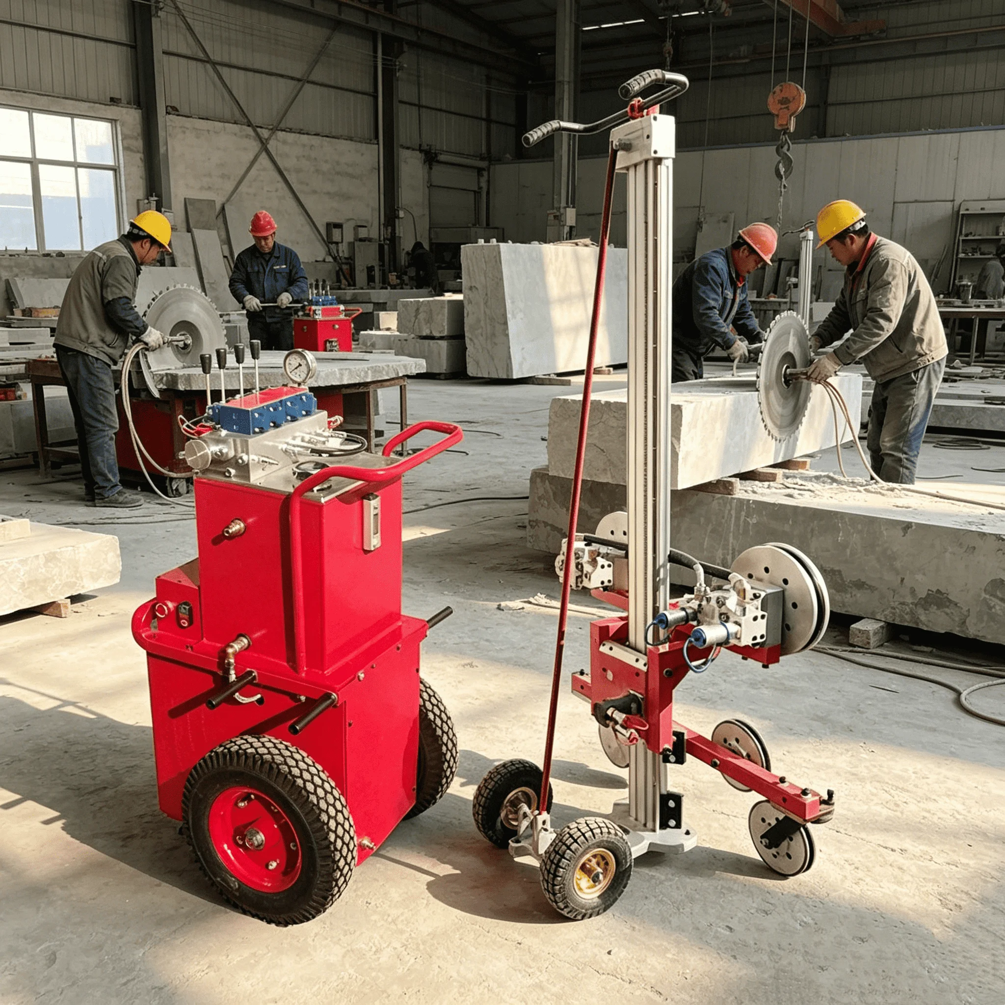Multi Wire Saw Machine For Stone Cutting Granite Marble Industry Use