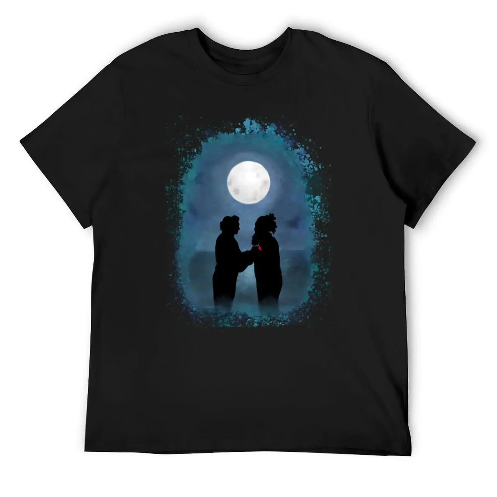 

under the moonlight T-Shirt graphic t shirt vintage baggy shirts mens cotton t shirts