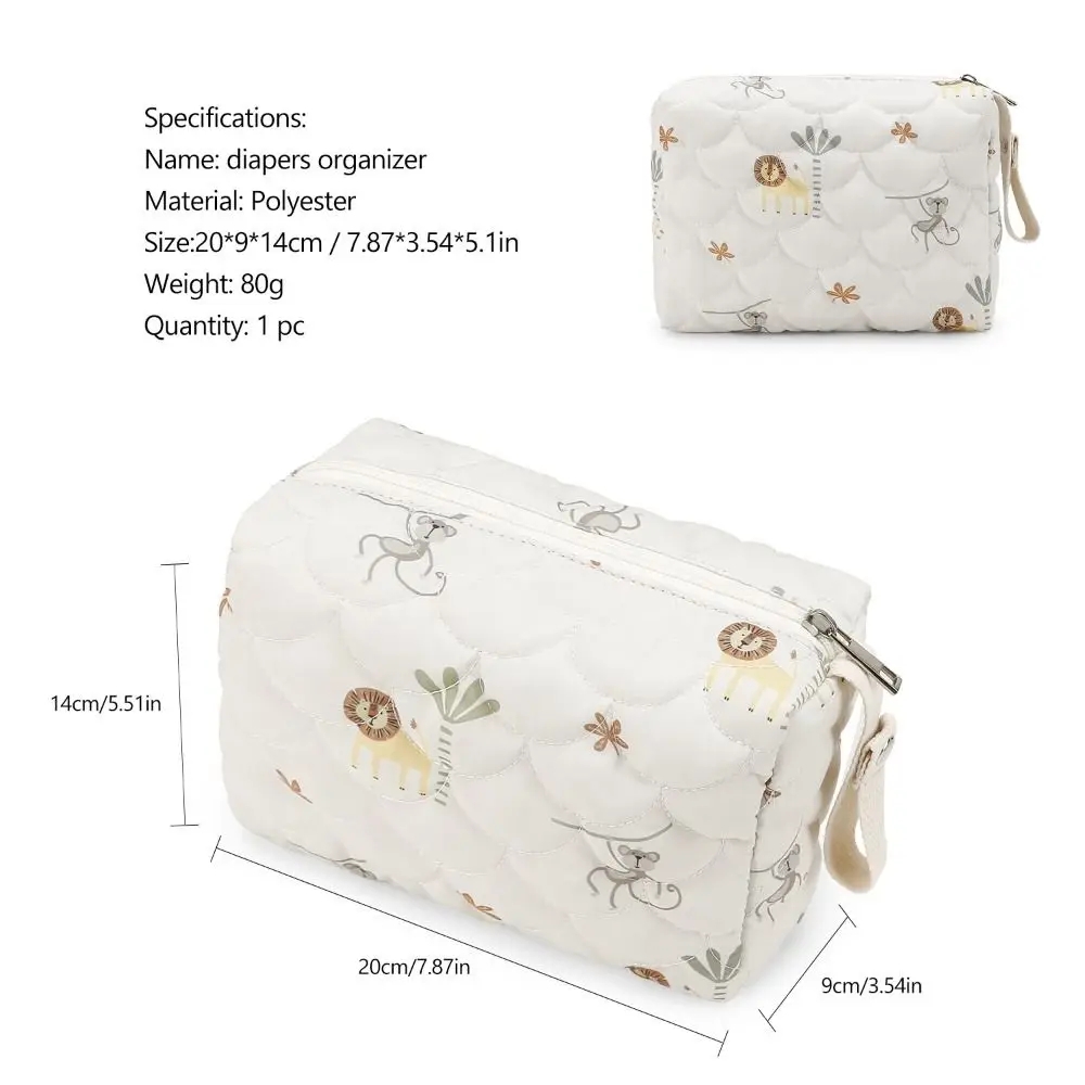 INS يدفع باليدين أكياس الأم حقيبة أكياس تخزين الحفاض المنظم حقائب السفر حقيبة حفاضات الطفل قوس قزح الصبار حقيبة عربة أطفال #3