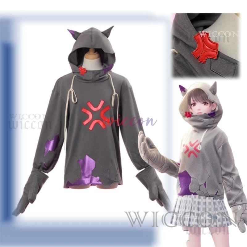 

Open World Nikki Cosplay Game Infinity Nikki Cosplay Costume Angry Stone Man Hoodie Suit Party Play Outfit for Girl