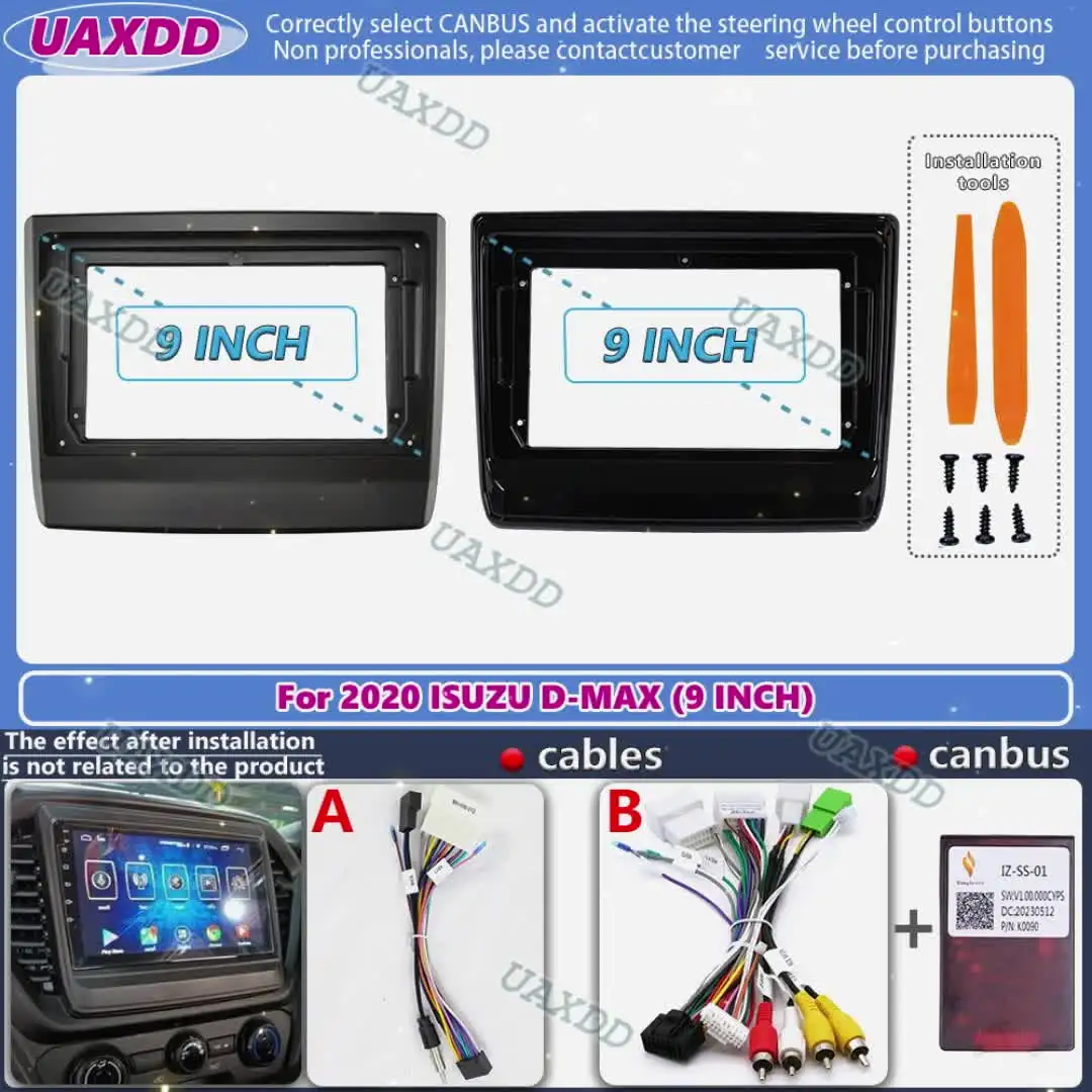 For 2020 Isuzu D Max 9 Inch Car CD Radio Android Stereo Frame
