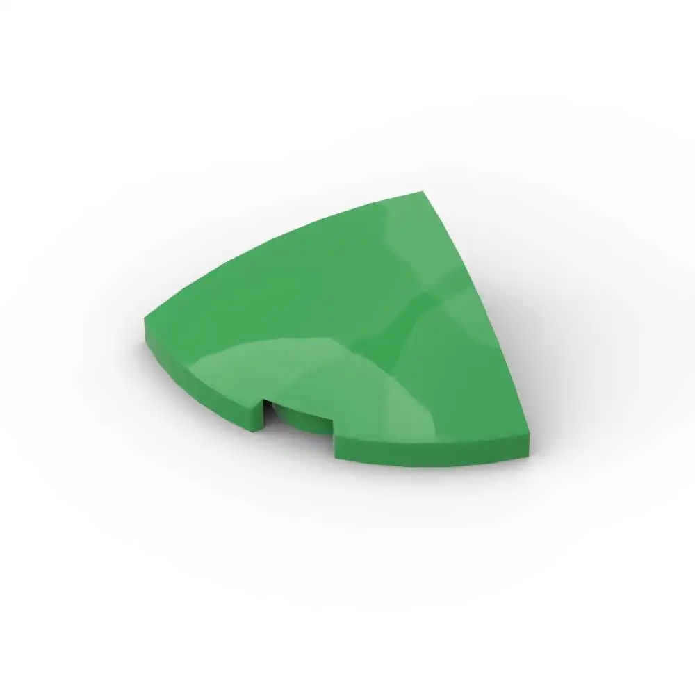 MOC 10PCS Parte Mattoni 5852 Curvo 2x2x2/3 Angolo Rotondo Building Block Set Casa Castello Pendenza Particelle Educative Giocattoli Regali per bambini