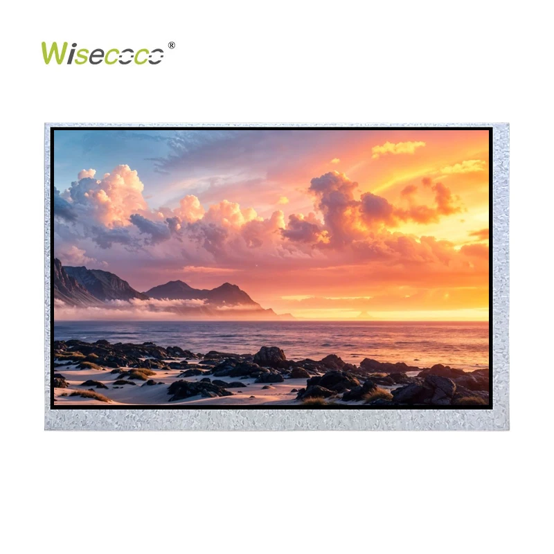 High Luminance TFT-LCD Display 40 Pins TTL Interface Controller Board 7 Inch 800*480 Resolution Landscape Type LCD Screen