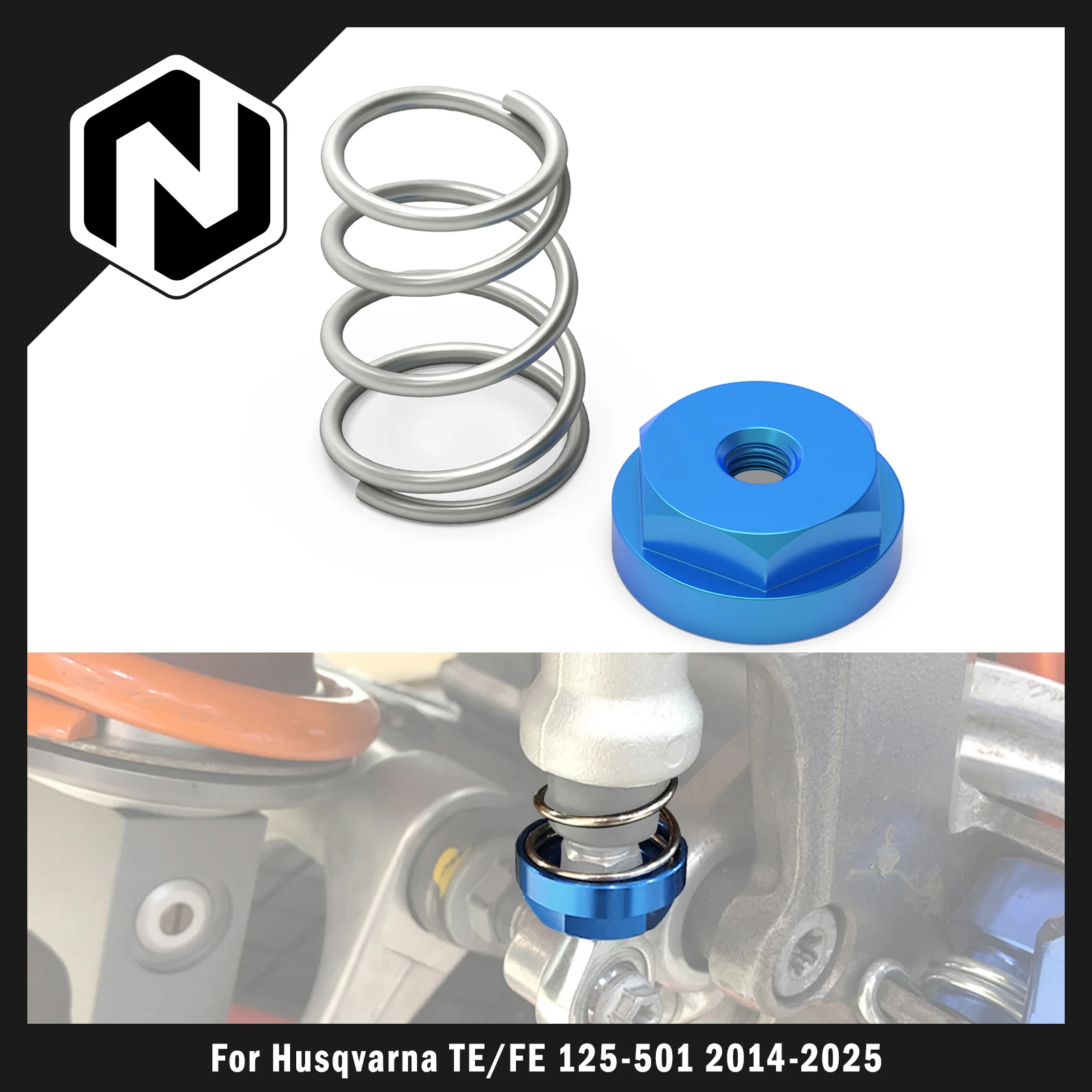 For Husqvarna TE 300 TE 250 FE 250 FE 350 FE 450 TX 300 TC 125 FC 250 450 2014-2025 Rear Brake Return Spring Kit For KTM EXC 300