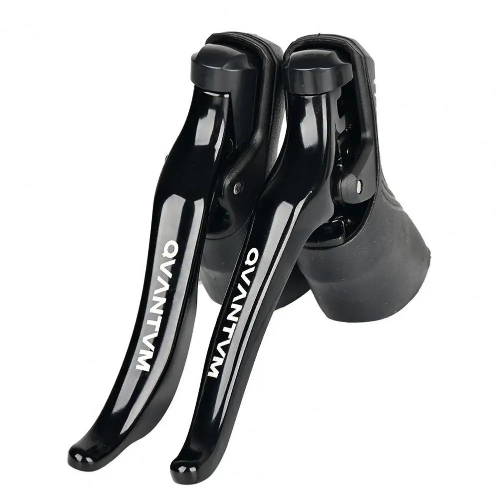 

1 Pair Road Bike Shifters Anti-oxidation Anti-rust Install Easily Bike Brake Levers with Interior Cables for Bike Repair