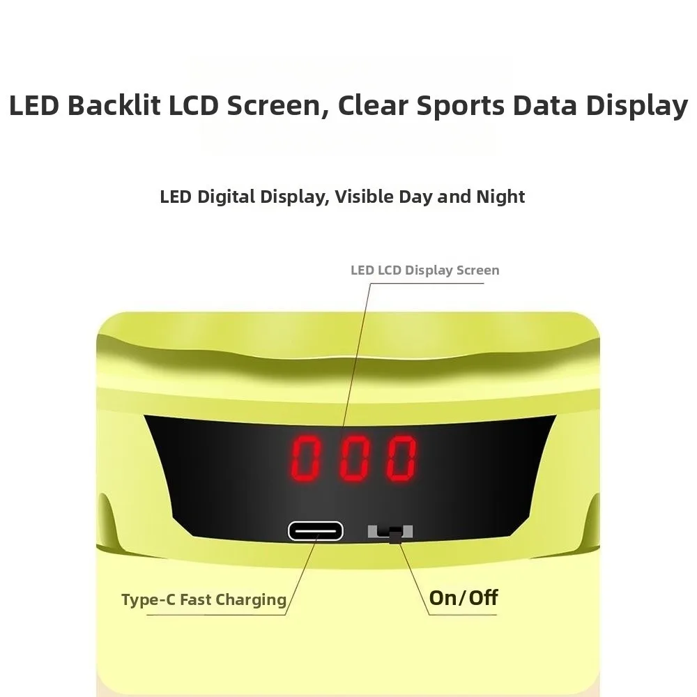 Remote Control Smart Skipping Machine LED Display Automatic Counting Automatic Jump Rope Dense Structure Adjustable Speed