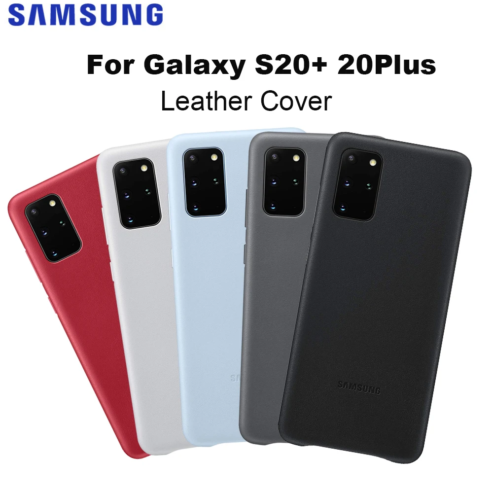 

Original Samsung Leather Cover (EF-VG985) for Galaxy S20+ S20Plus 5G High Quality Leather Case