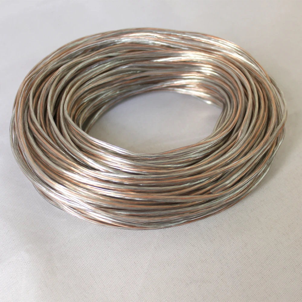 1m-80m 22AWG LED Neon Light Welding Electric Wire 2Pin Audio LED Lighting Electronic Toy DC Power Transparent Parallel Cable