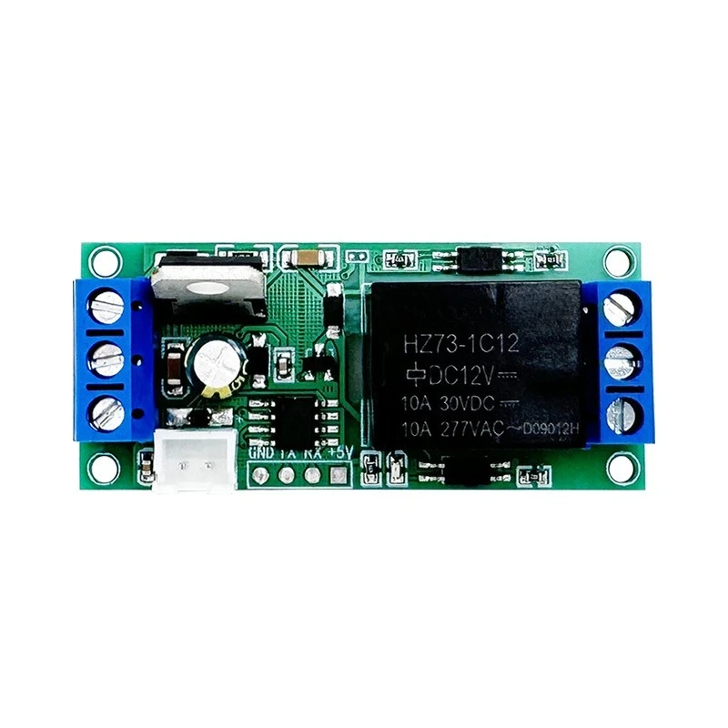 Single-button touch self-locking switch High and low level trigger relay module Module One-button start and stop 5V12V24V