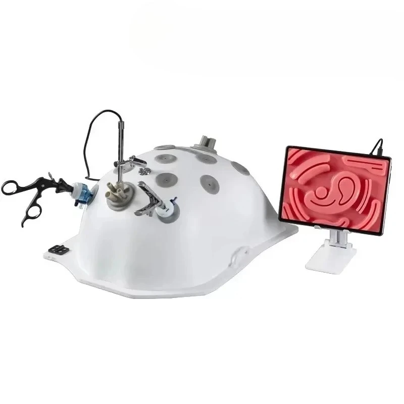 Laparoscopic simulation training equipment, thoracoscopic training box, exercise device at 30 degrees OO