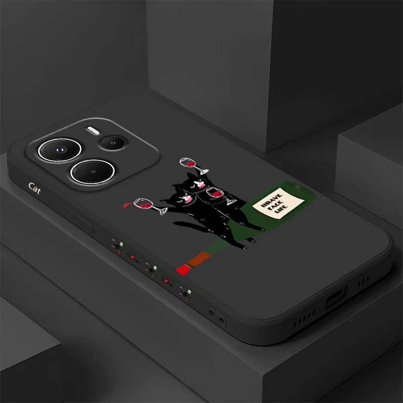 

Happy Time Phone Case For Xiaomi Redmi Note 14 13 12 12S 11 11S 10 10S 9 9S 14C Pro Plus 4G 5G Liquid Silicone Cover